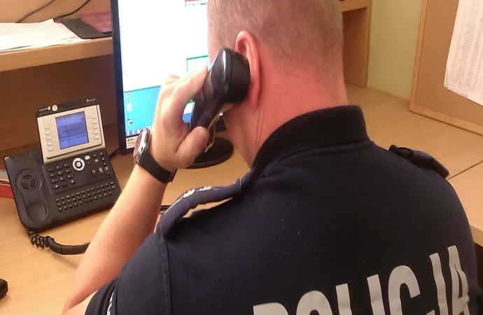 Policjant uratował płonącego mężczyznę